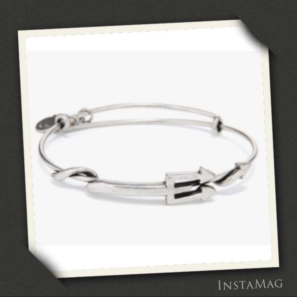 ALEX & ANI Trident Wrap Expandable Wire Bangle